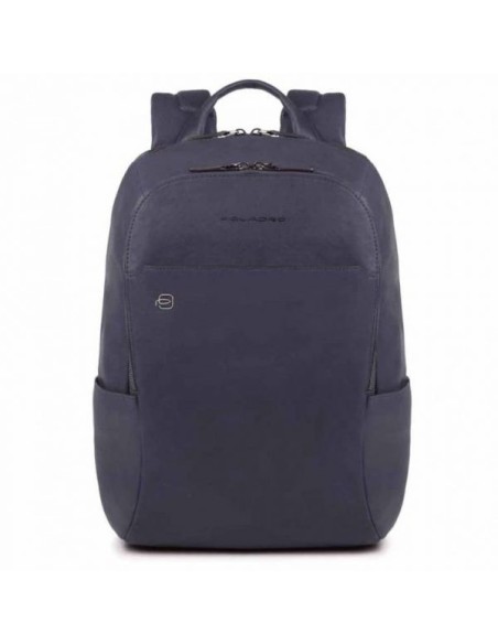Piquadro Black Square backpack in blue leather - CA3214B3 / BLU4