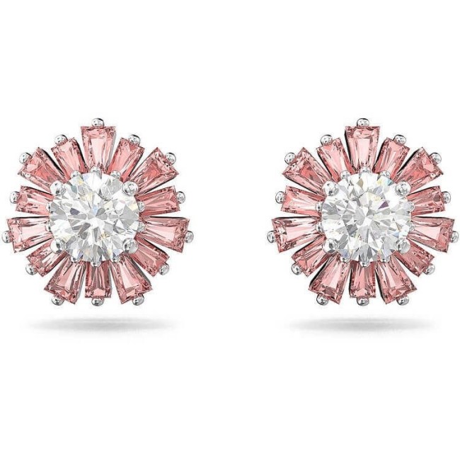 Rosa und weiße Swarovski Sunshine Ohrringe - 5642962