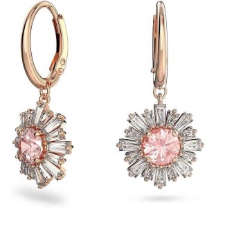 Swarovski Sunshine Pink Brisur Back Ohrringe - 5642965