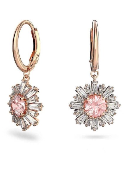 Swarovski Sunshine Pink Brisur Back Ohrringe - 5642965