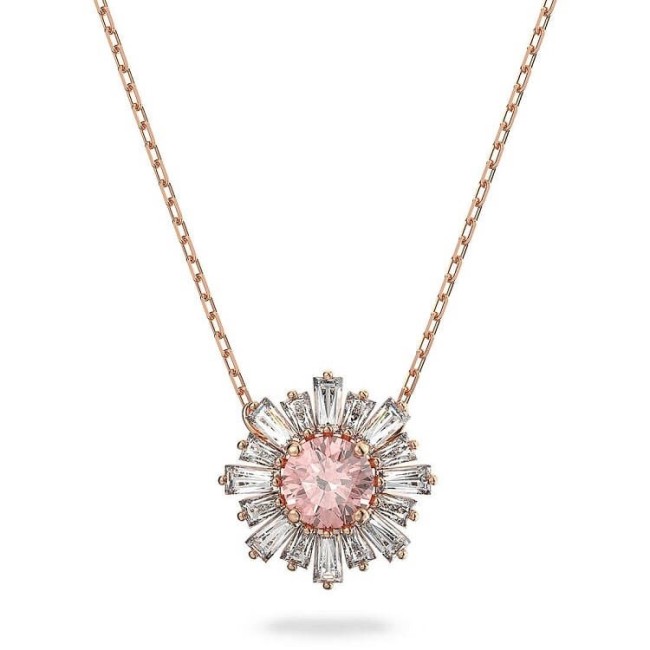 Collana Swarovski Sunshine rosa e bianco - 5642961