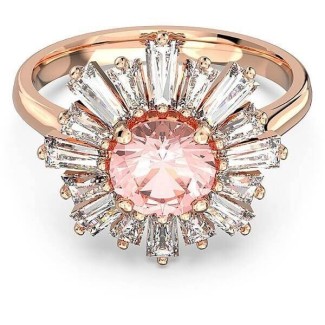 Anello rosè Swarovski Sunshine rosa e bianco - 5642970