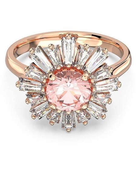 Anello rosè Swarovski Sunshine rosa e bianco - 5642970