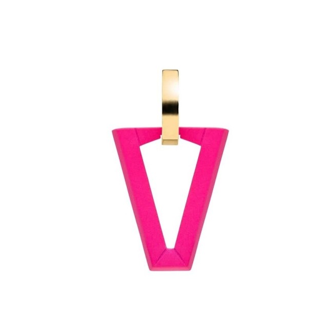 Valentina Ferragni Mono-Ohrring Uali Fluo Pink DVF-OR-BA7