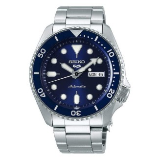 Orologio Seiko5 Sports blu automatico acciaio - SRPD51K1