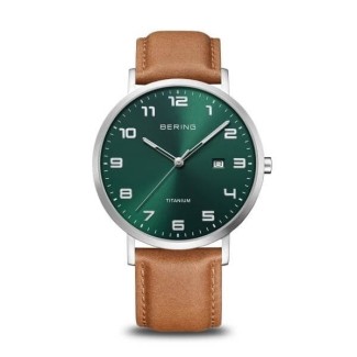 Orologio Bering Titanium quadrante verde - 18640-568