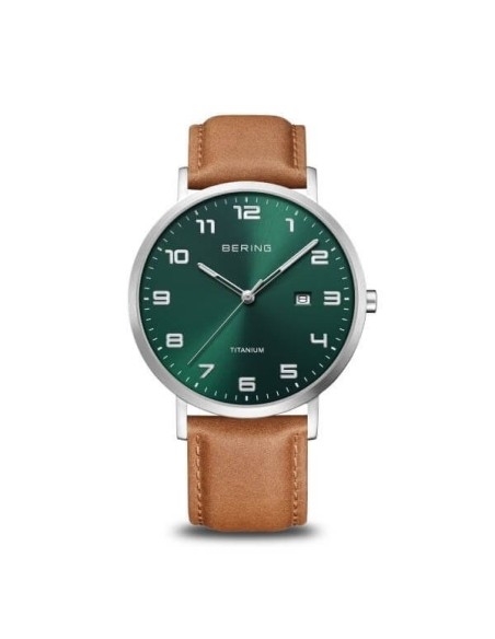 Bering Titan Uhr grünes Zifferblatt - 18640-568