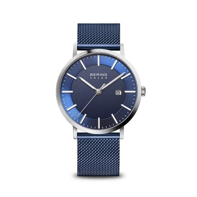 Bering Solar watch bright blue - 15439307