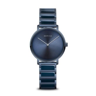 Matt blue Bering Ceramic watch - 18531797