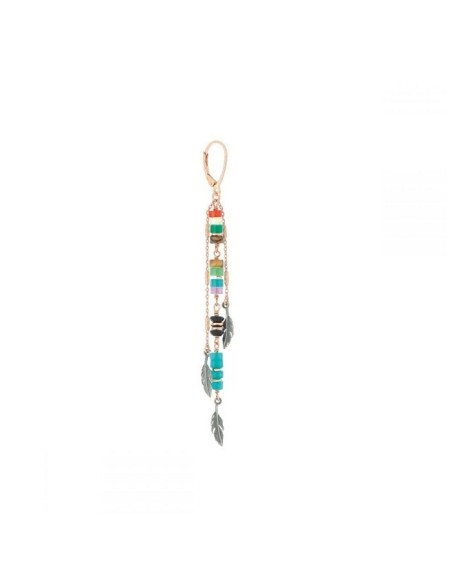 Single Maman et Sophie Monachella Earring with Colored Stones