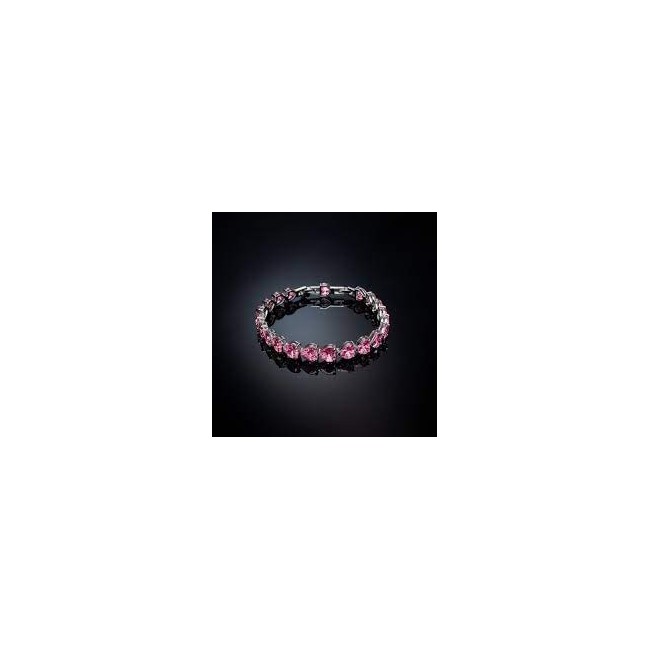 Chiara Ferragni Infinity Love bracelet with large pink hearts J19AVG02