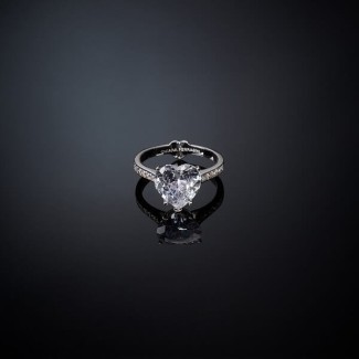 Anello Chiara Ferragni First Love con cuore bianco J19AVF01