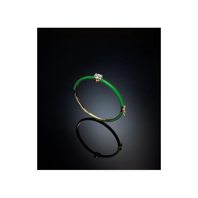 Bangle Love Parade verde small Chiara Ferragni e cuore J19AVI51