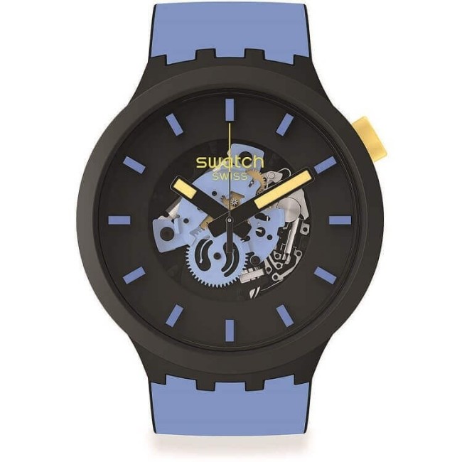 Blau Swatch Big Bold Travel By Day - SB03B108