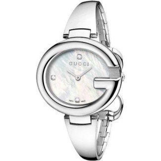 Guccissima große Diamanten Uhr-YA134303