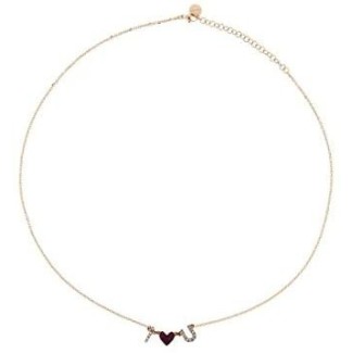 Rue Des Mille I Love You Choker-Halskette mit Zirkonia GRZ F1