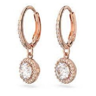 Swarovski Constella pendant earrings pavè rosè 5638769