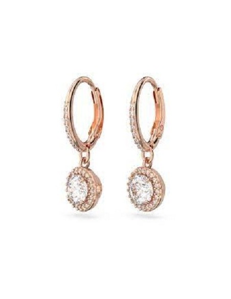 Swarovski Constella pendant earrings pavè rosè 5638769