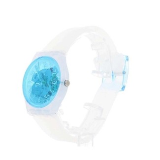 Swatch Gent Retro Uhr - transparent weiß GW215