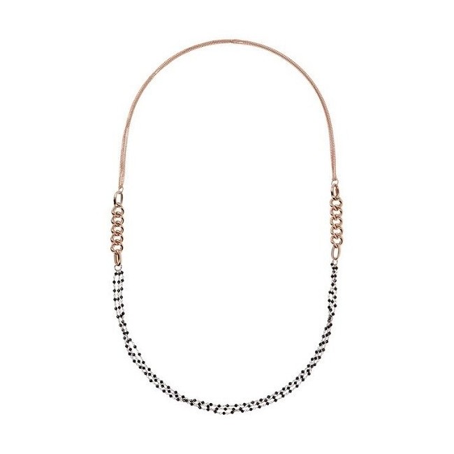 Collana Bronzallure rosario multifilo e carena rosè WSBZ01408.BS