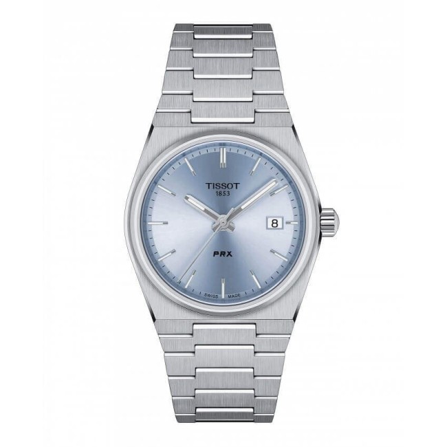 Orologio Tissot PRX 35mm automatico azzurro T1372101135100
