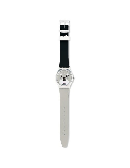 Orologio Swatch Gent Schnautzi grigio e nero - GW210