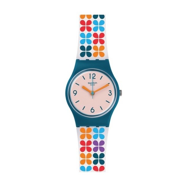 Orologio Swatch Paseo de Gracia Lady con fiori colorati  LN151