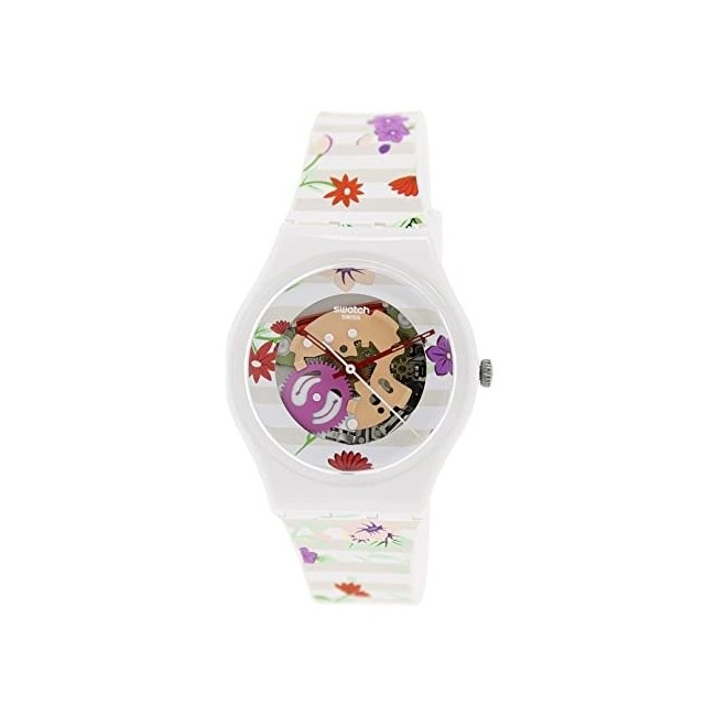 Swatch Blossoming Love white flower watch Gent - GZ290