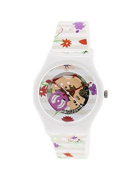 Swatch Blossoming Love white flower watch Gent - GZ290