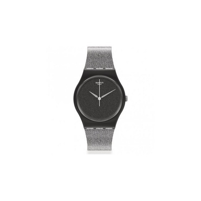 Orologio Swatch Magi Blacksparkle nero glitterato - SO28B105