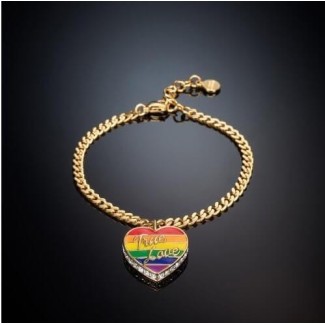 Bracciale Chiara Ferragni Love Parade cuore arcobaleno J19AVI07