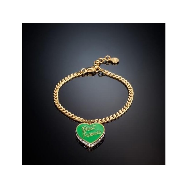 Chiara Ferragni Best Friends green heart bracelet J19AVI06