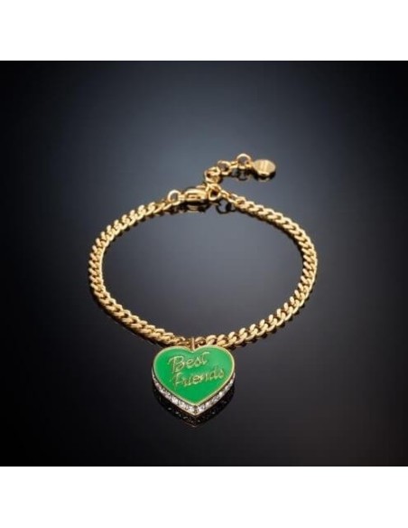 Chiara Ferragni Best Friends grünes Herzarmband J19AVI06