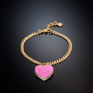 Chiara Ferragni Best Friends pink heart bracelet J19AVI05