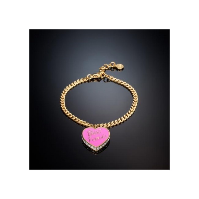 Chiara Ferragni Best Friends pink heart bracelet J19AVI05