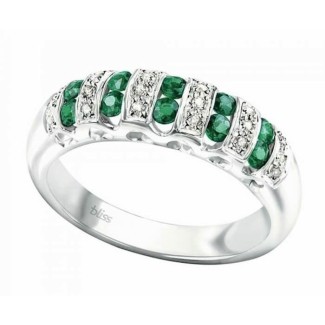 Bliss Cabaret Ring mit Smaragden und Diamanten – 20073998