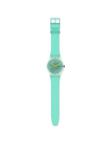 Swatch Nature Blur Transparent Grün Uhren - SUOG119