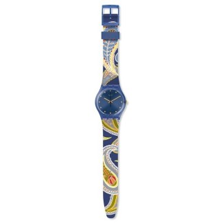 Swatch Gent Silky Way Blaue Fantasieuhr - GN263