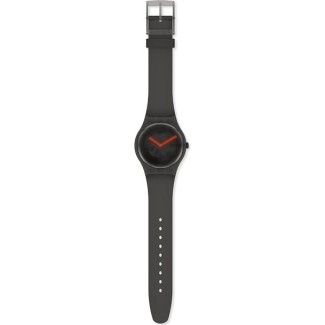 Orologio Swatch Black Blur nero trasparente - SUOB183