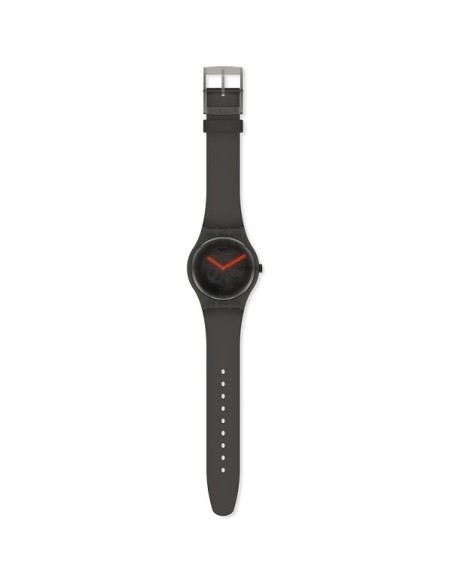 Swatch Black Blur transparent black watch - SUOB183