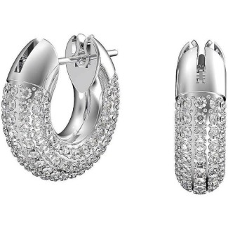 Orecchini cerchio Swarovski Dextera bianco - 5618306