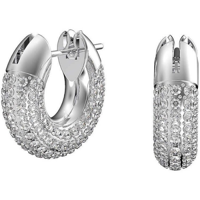 Weiße Swarovski Dextera Creolen - 5618306