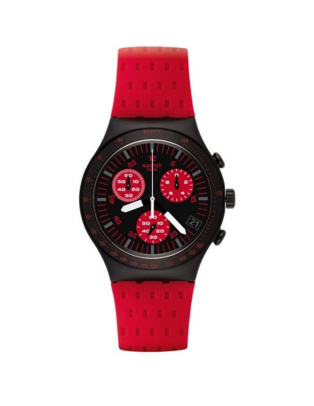 Orologio Swatch Irony Chrono rosso e nero Redly - YCB4022