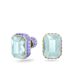 Swarovski Aqua Green und Blue Purple Orbit Ohrringe 5641406