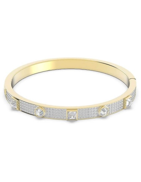 Swarovski Bracciale rigido Thrilling dorato con pavè 5561686