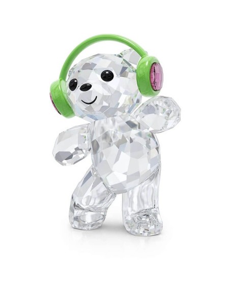Swarovski Kris Bear Dancing with headphones 5619237