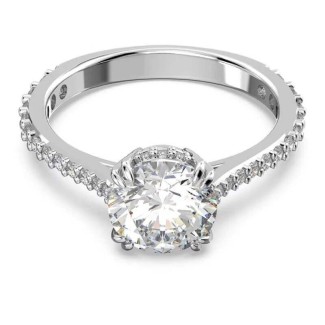 Swarovski Constella solitaire ring with pavè 5645253