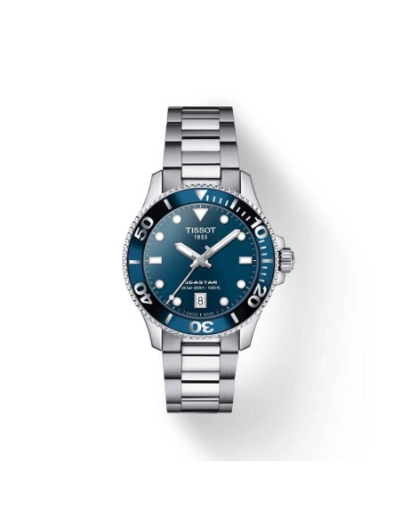 Tissot Seastar1000 blaue Uhr 36mm T1202101104100