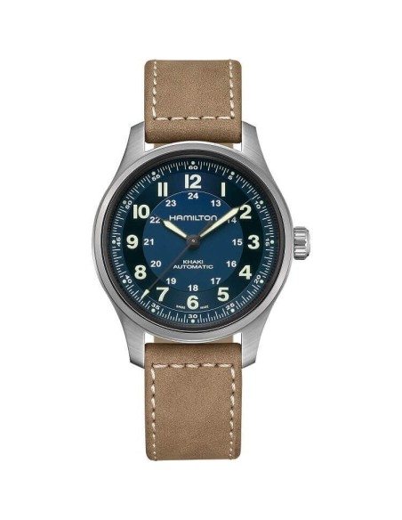 Hamilton Khaki Field Titanium Auto Blue - H70545540