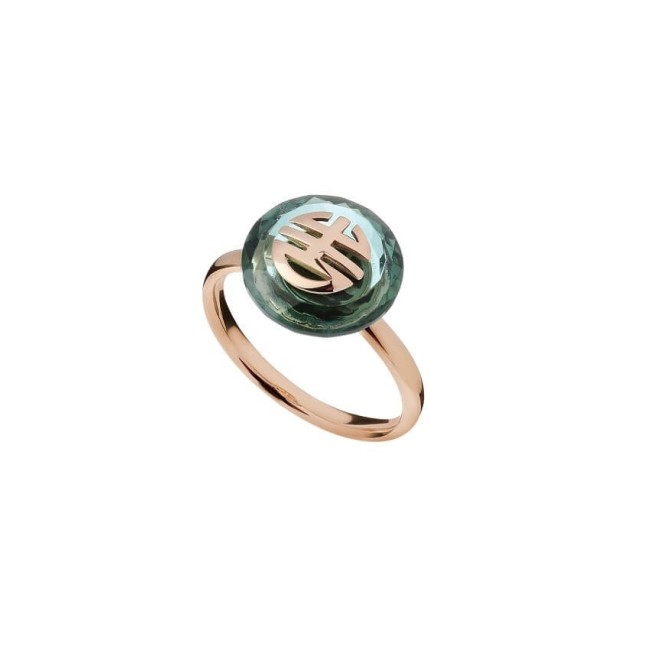 Mimi DNA ring rose gold and green Prasiolite A22VDRPHF-54